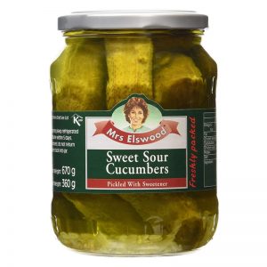 Mrs Elswood Sweet Sour Cucumbers 670g
