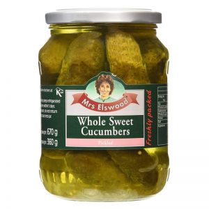 Mrs Elswood Whole Sweet Cucumbers 670g