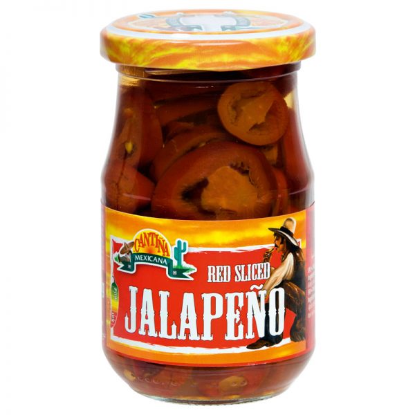 Pimentos Jalapeño Vermelhos Fatiados Cantina Mexicana 190g