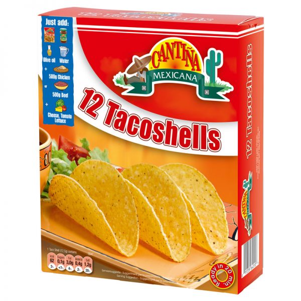 Conchas para Tacos (12un) Cantina Mexicana 150g