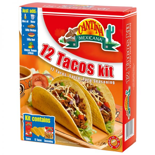 Cantina Mexicana 12 Tacos Kit 325g