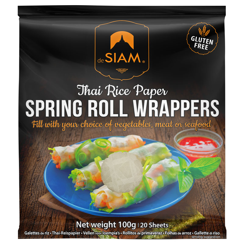 deSIAM Thai Rice Paper - Spring Roll Wrappers 100g