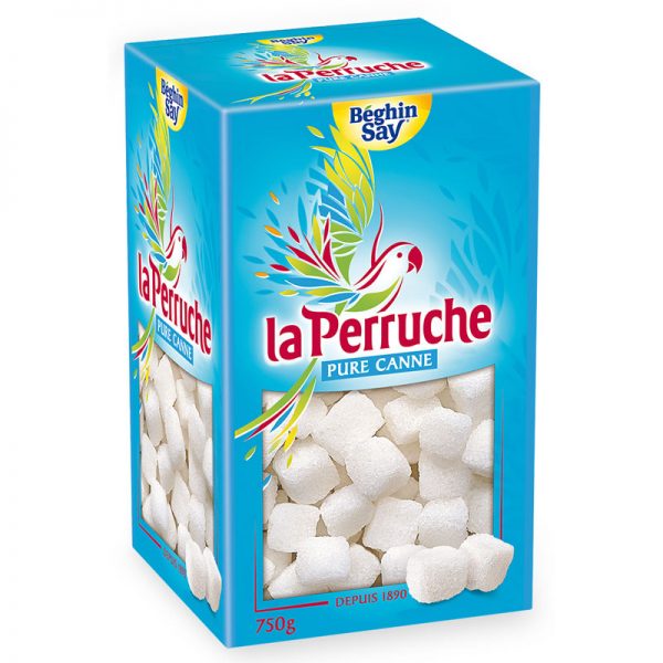 Açúcar de Cana Branco em Cubos Irregulares La Perruche 750g