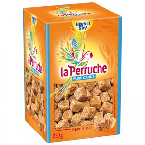 Açúcar de Cana Mascavado em Cubos Irregulares La Perruche 250g