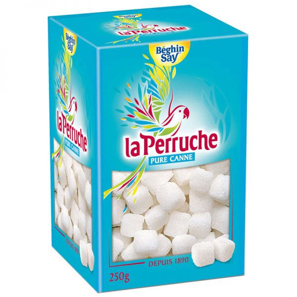 Açúcar de Cana Branco em Cubos Irregulares La Perruche 250g