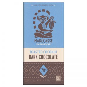 Chocolate Preto com Coco Torrado 70% Madécasse 75g