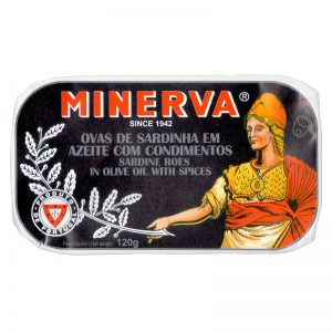 Ovas de Sardinha em Azeite com Condimentos Minerva 120g