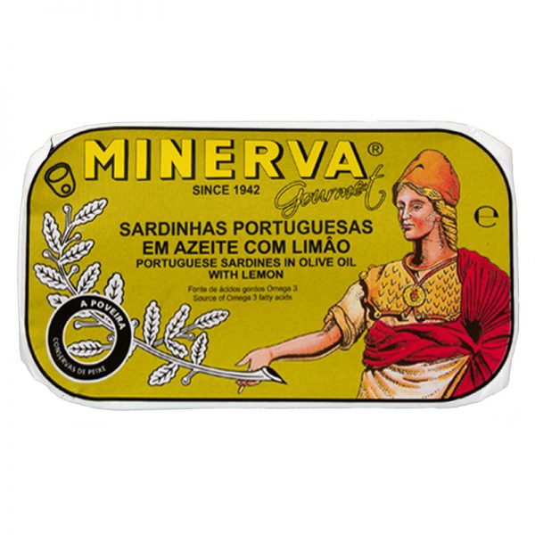 Sardinhas em Azeite com Limão Minerva 120g