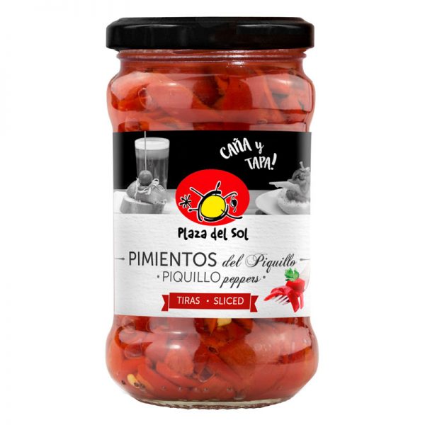 Pimentos de Piquillo Fatiados Plaza del Sol 280g