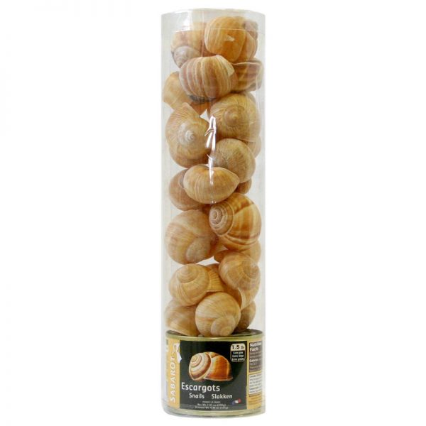 Caracóis Helix Lucorum com Conchas Sabarot 380g