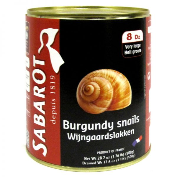 Caracóis Escargots da Borgonha Sabarot 800g