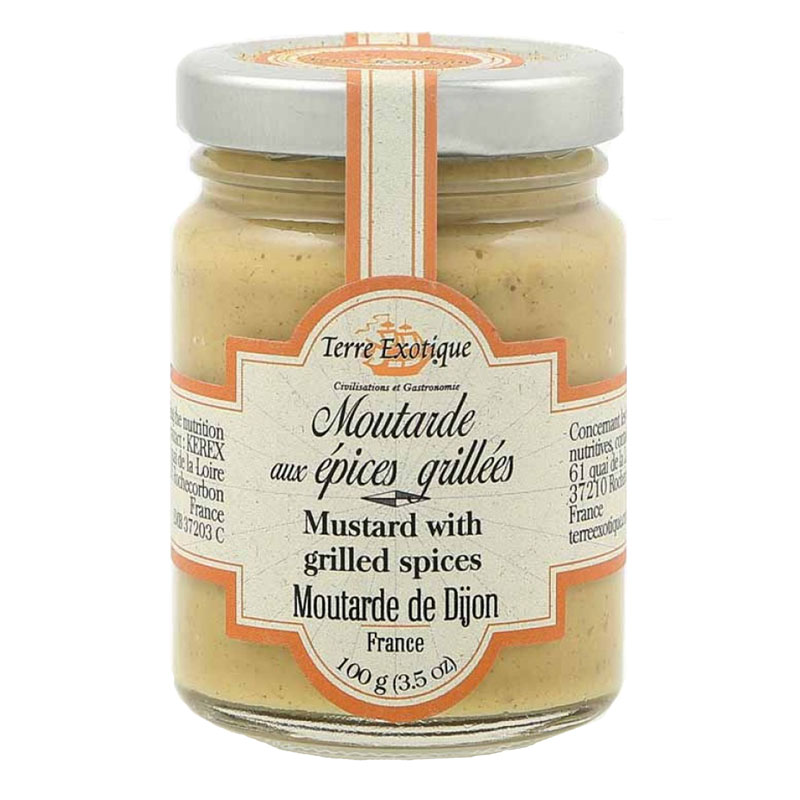 Terre Exotique Dijon Mustard with Grilled Spices 100g