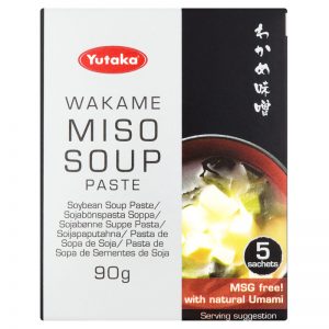 Pasta de Sopa Miso com Algas Wakame (5 saquetas) Yutaka 90g