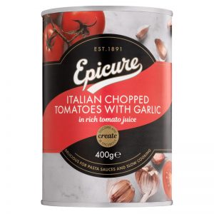 Tomate em Pedaços com Alho Epicure 400g