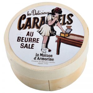 La Maison Armorine Round Box Caramel Sweets 50g