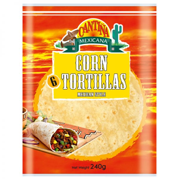 Tortilhas de Milho Estilo Mexicano (6un) Cantina Mexicana 240g