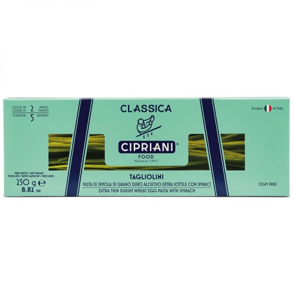 Massa Tagliolini com Espinafres Cipriani 250g