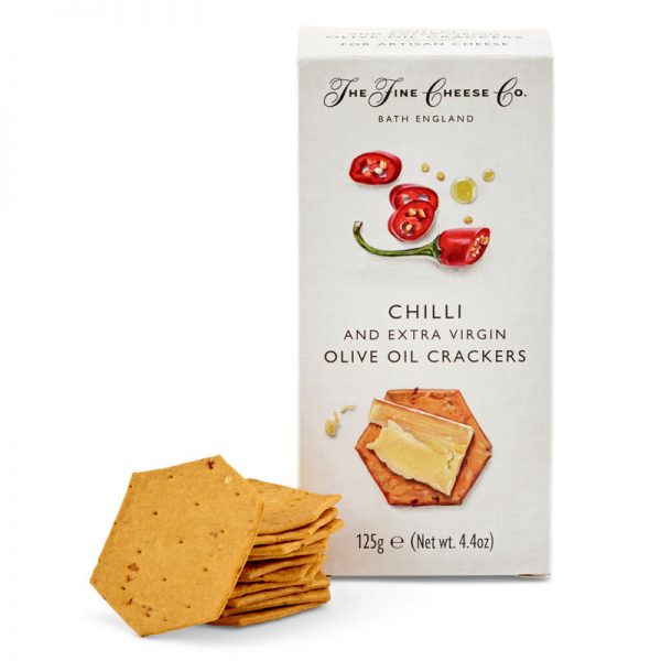 The Fine Cheese Co. Chilli and Extra Virgin Olive Oil Crackers 125g