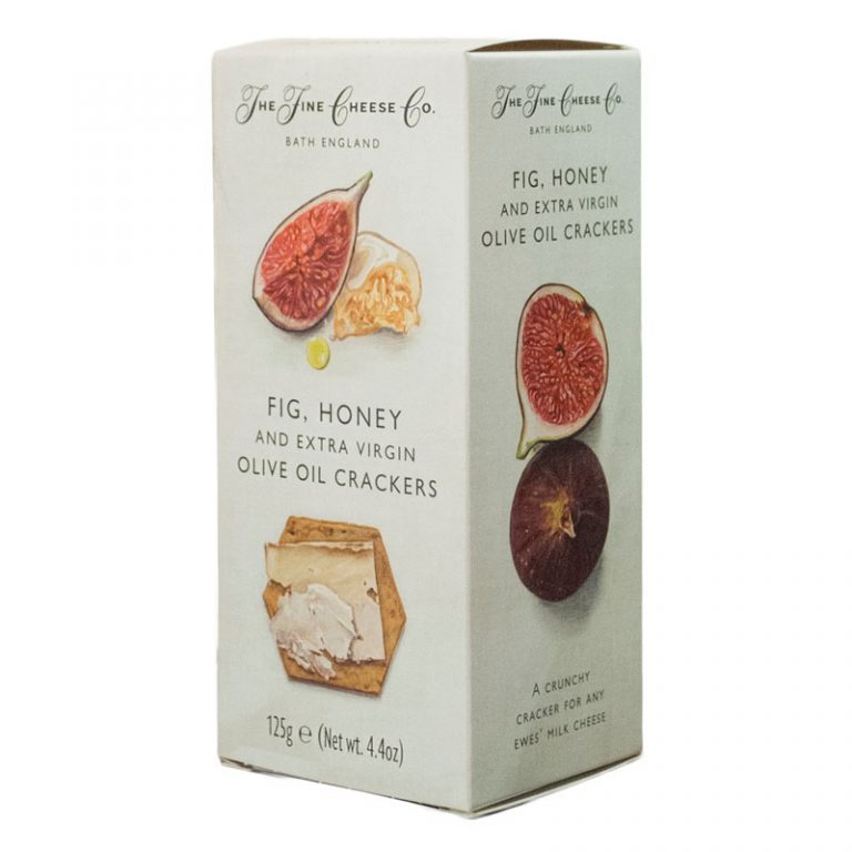 The Fine Cheese Co. Fig, Honey and Extra Virgin Olive Oil Crackers 125g