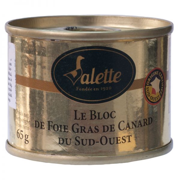 Valette Bloc of Duck Foie Gras from South-West PGI 65g