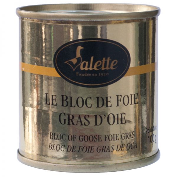 Bloco de Foie Gras de Ganso Valette 100g