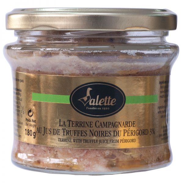 Valette Pork Terrine with Périgord Truffle 180g
