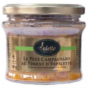 Paté Porco com Pimenta de Espelette Valette 180g