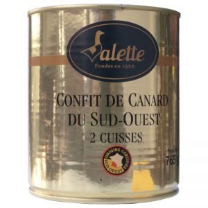 Valette Duck Confit 2  Legs 765g