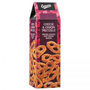 Pretzels de Queijo e Cebola Epicure 65g