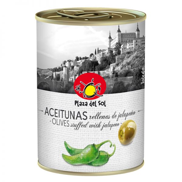 Plaza del Sol Olives stuffed with Jalapeno 280g