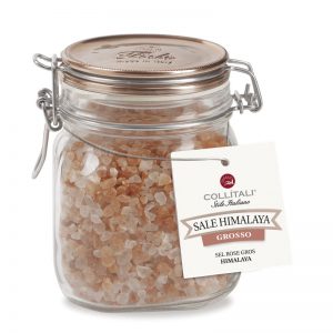 Collitali Coarse Himalaya Pink Salt in big jar 900g