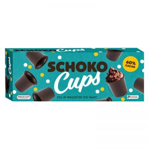 Riegelein Dark Chocolate cups 125g