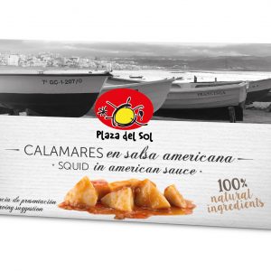 Plaza del Sol Squid pieces in American Sauce 115g