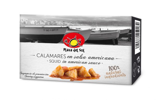 Plaza del Sol Squid pieces in American Sauce 115g