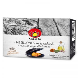 Mexilhões em Escabeche Plaza del Sol 115g