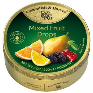 Rebuçados de Tutti-Frutti em Lata Cavendish & Harvey 200g