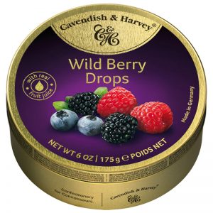 Cavendish & Harvey Wild Berry Drops in Tin 175g