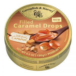 Cavendish & Harvey Caramel Drops With Filling in Tin 130g