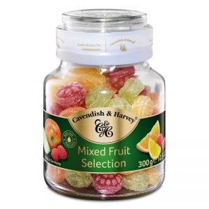 Rebuçados Seleção Tutti-Frutti em Frasco Cavendish & Harvey 300g