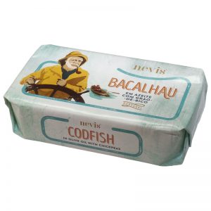 Bacalhau em Azeite com Grão-de-Bico Nevis 120g