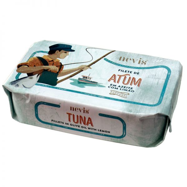 Nevis Tuna Fillets in Olive Oil with Lemon 120g