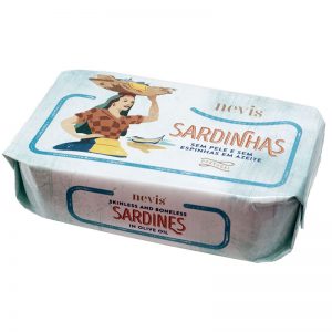 Sardinhas Sem Pele e Sem Espinhas em Azeite Nevis 120g