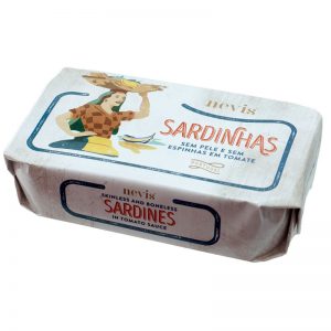 Sardinhas Sem Pele e Sem Espinhas em Tomate Nevis 120g
