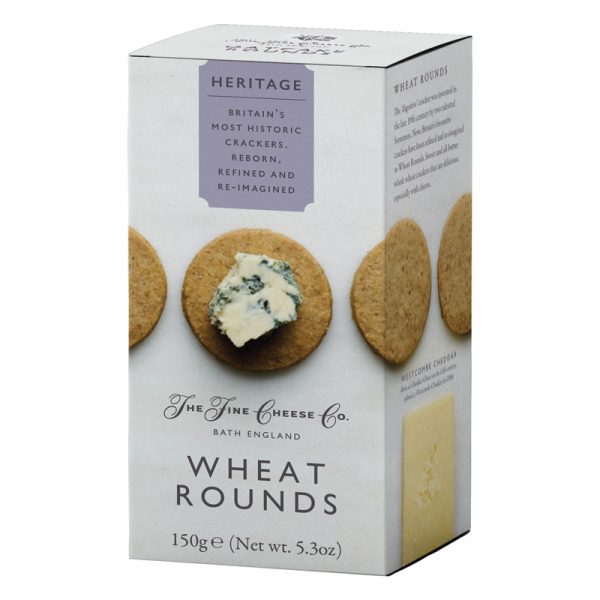 The Fine Cheese Co. Heritage Wheat Rounds Crackers 150g