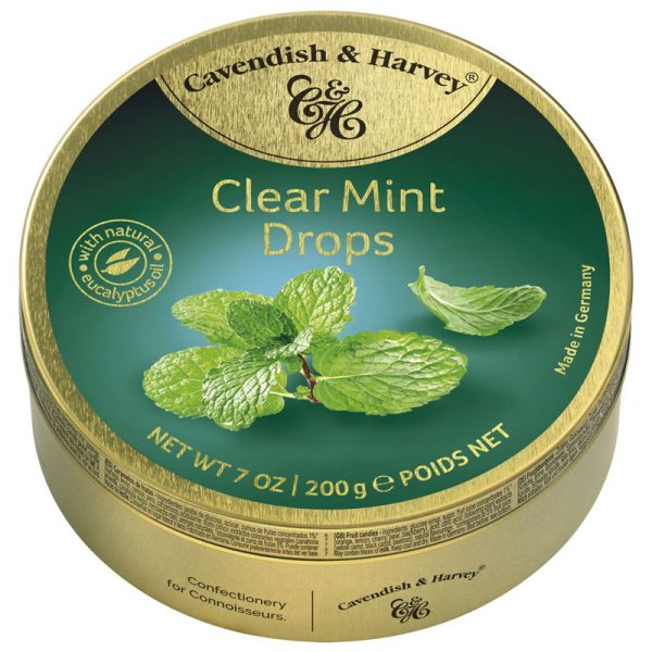 Rebuçados de Menta em Lata Cavendish & Harvey 200g