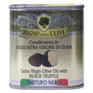 Regno degli Ulivi Extra Virgin Olive Oil with Black Truffle Tin 150ml