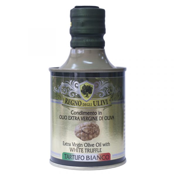 Regno degli Ulivi Olive Oil Dressing with White Truffle Tin 250ml