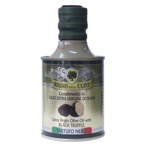 Regno degli Ulivi Extra Virgin Olive Oil with Black Truffle Tin 250ml