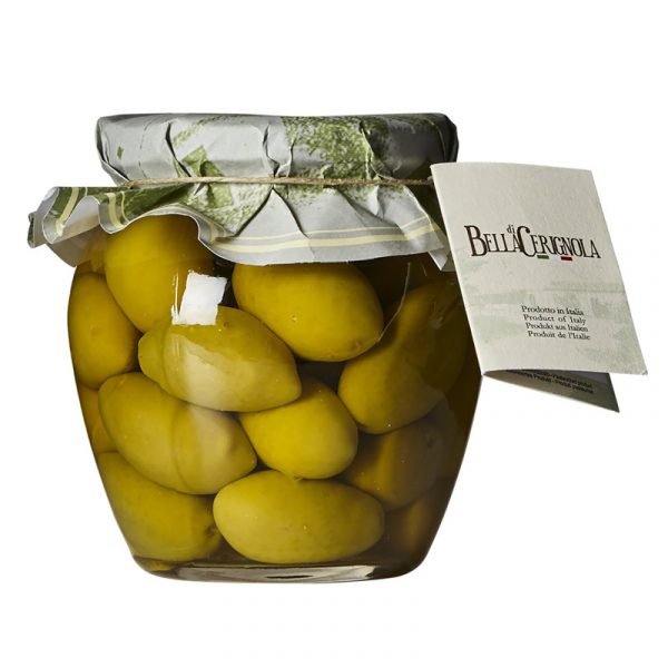 Fratepietro Bella Di Cerignola Green Olives 91-120/kg 290g