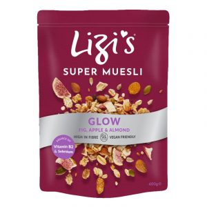 Super Muesli Glow Figo Maçã e Amêndoa Lizis 400g